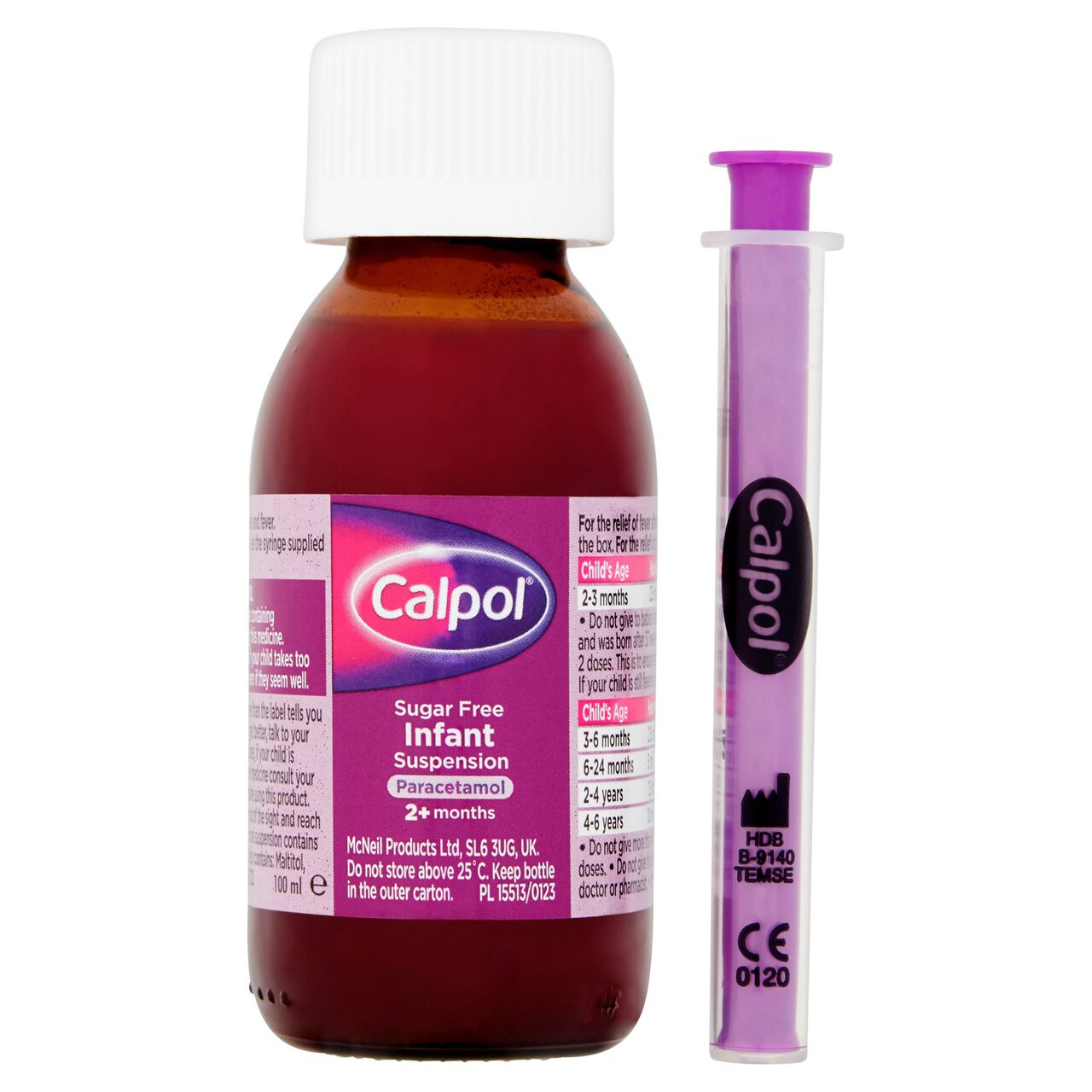 Calpol Infant Sugar Free Oral Suspension 100ml