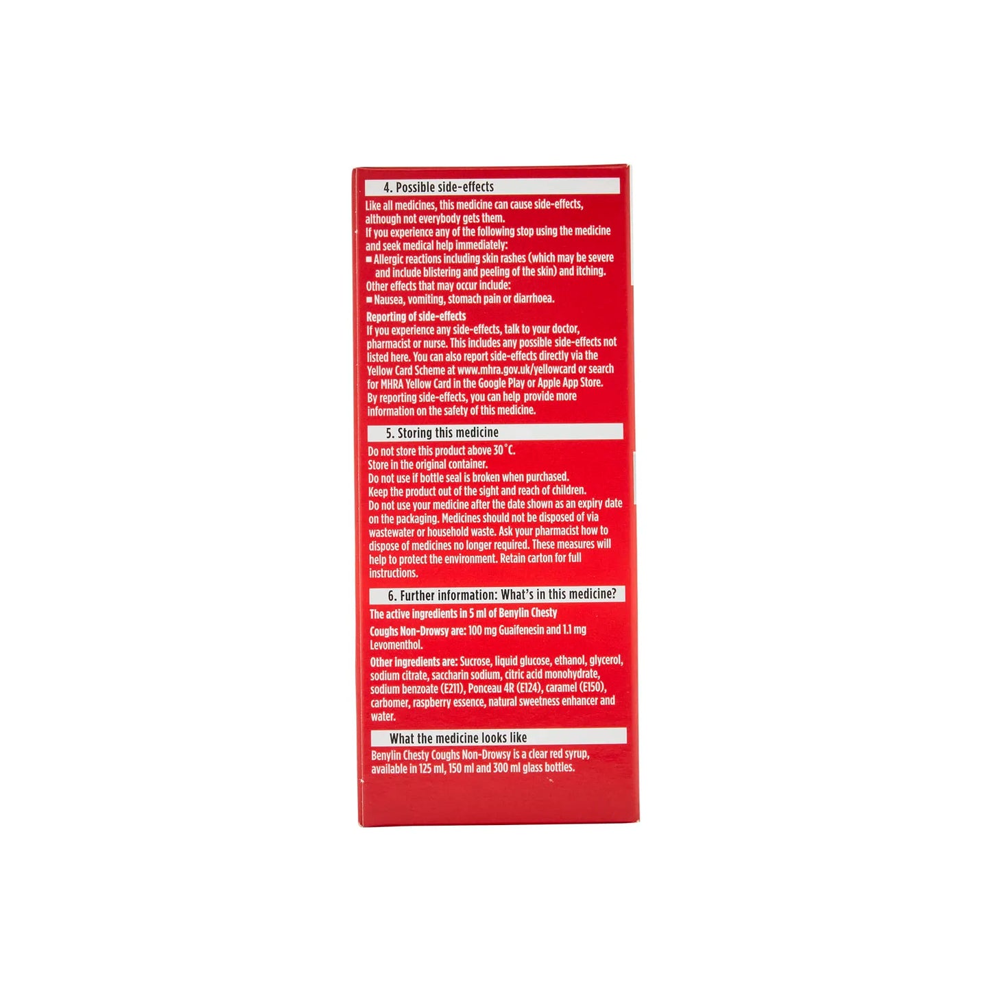 Benylin Chesty Cough Non Drowsy 125ml
